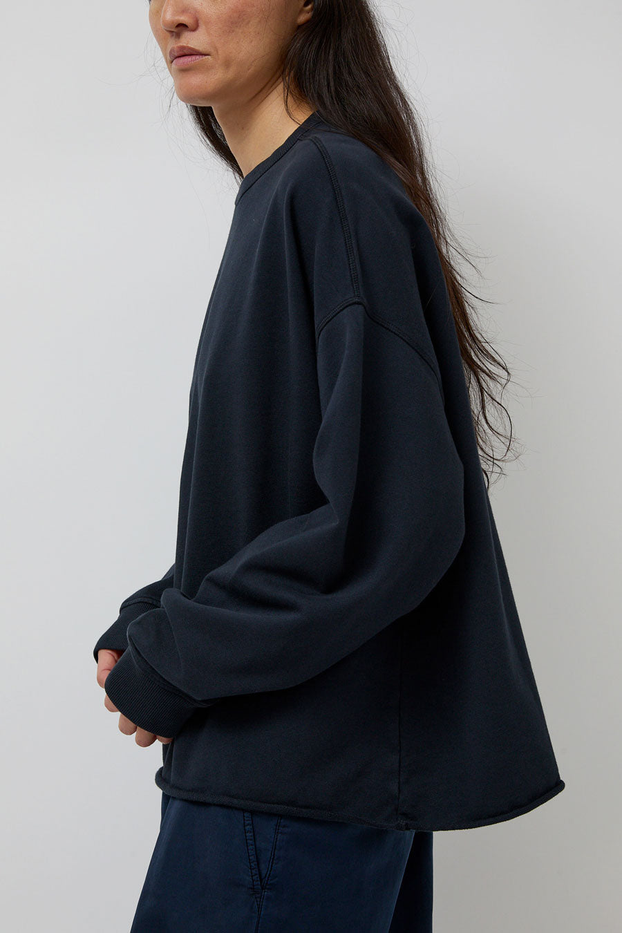 YMC Studio Sweatshirt in Navy