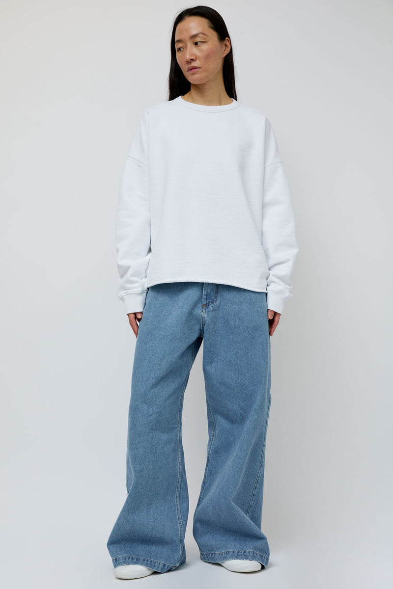 YMC Studio Sweatshirt in White