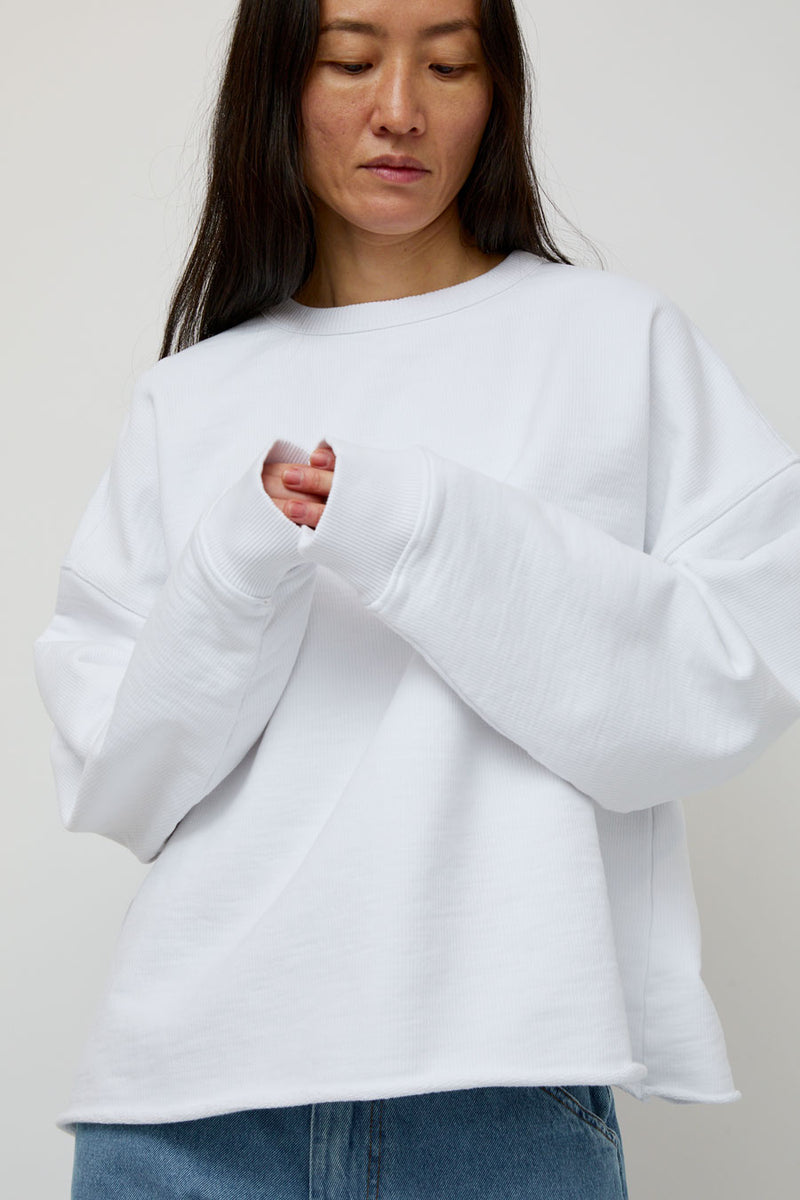 YMC Studio Sweatshirt in White