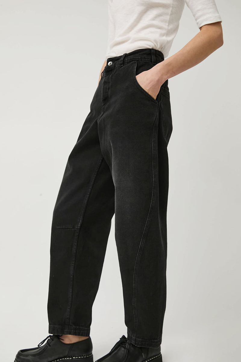 YMC Twisted Jean in Charcoal Denim