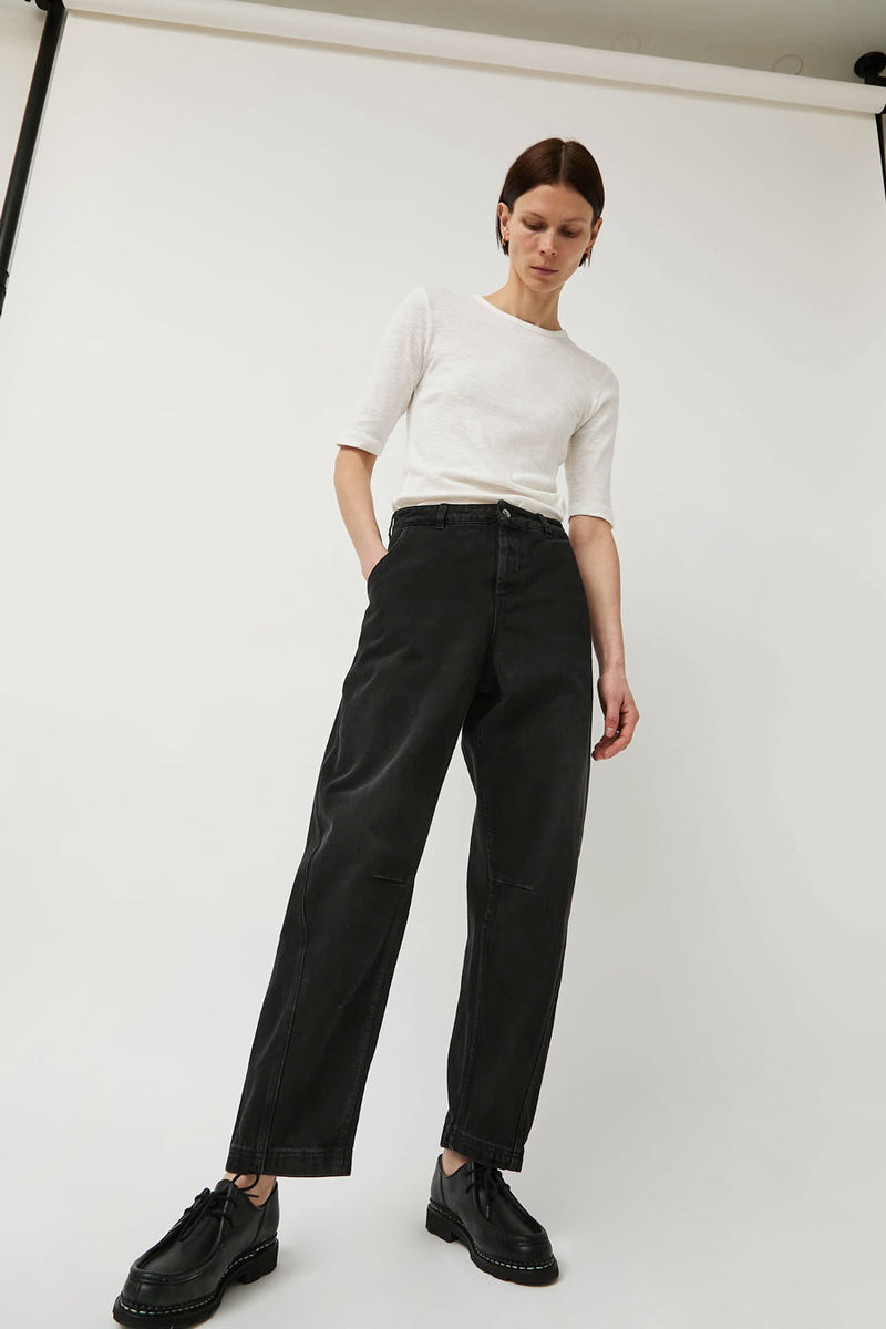 YMC Twisted Jean in Charcoal Denim