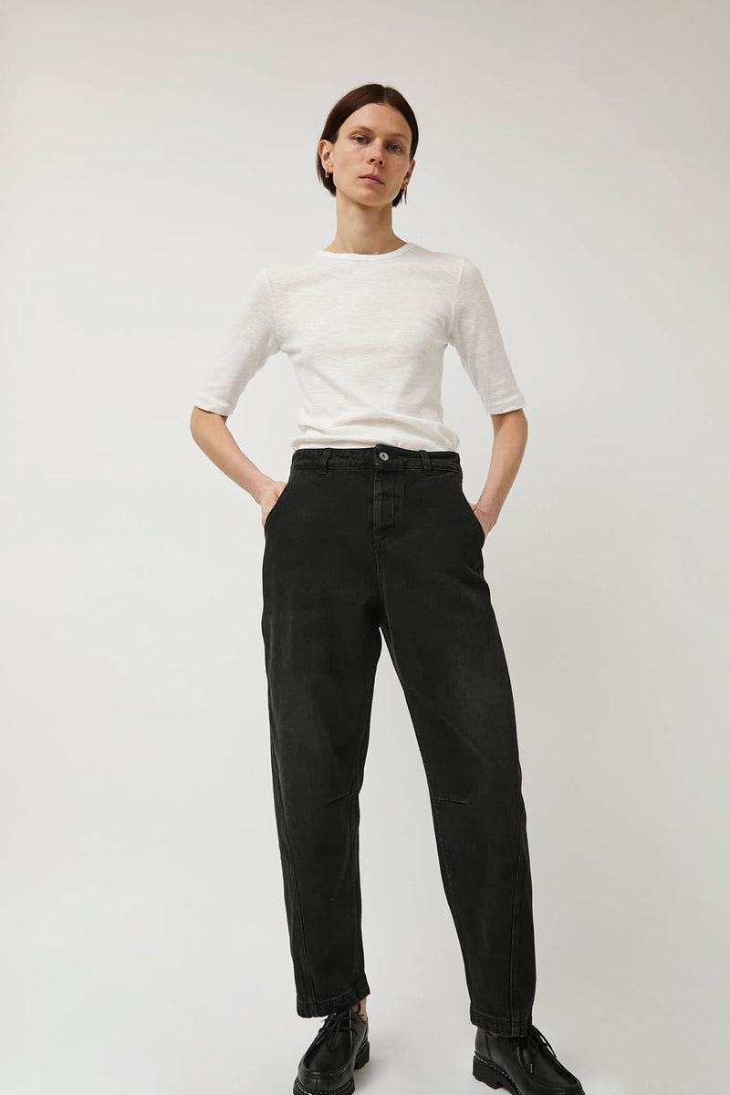 YMC Twisted Jean in Charcoal Denim