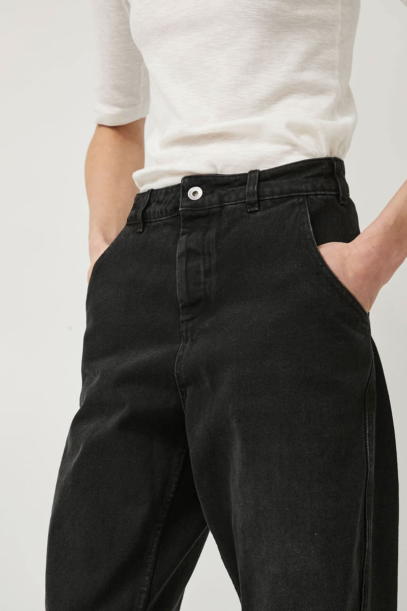 YMC Twisted Jean in Charcoal Denim