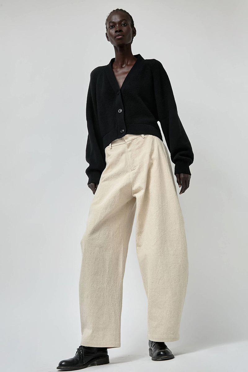 YMC Computer Cardigan in Black