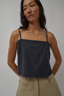 Zii Ropa Cea Top in Washed Black