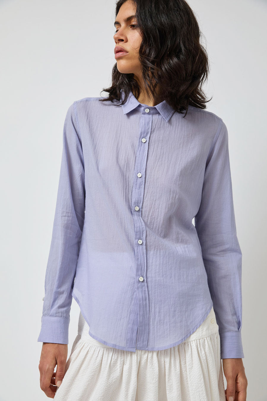 Zii Ropa Jil Shirt in Powder