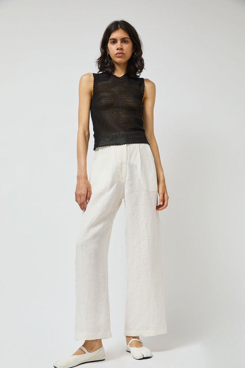 Zii Ropa Nia Crochet Top in Black