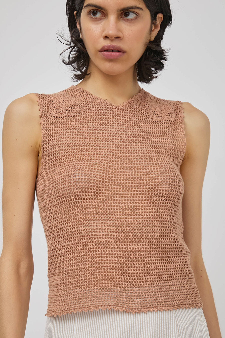 Zii Ropa Nia Vest in Terracotta