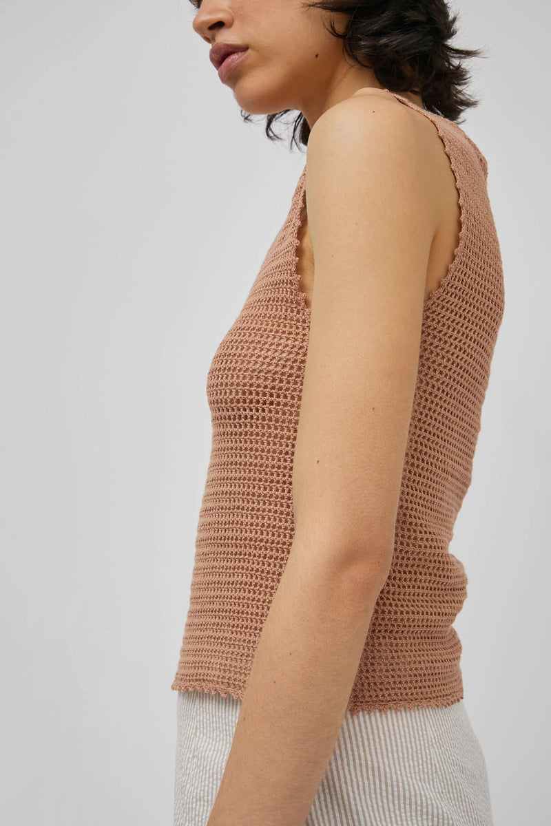 Zii Ropa Nia Vest in Terracotta