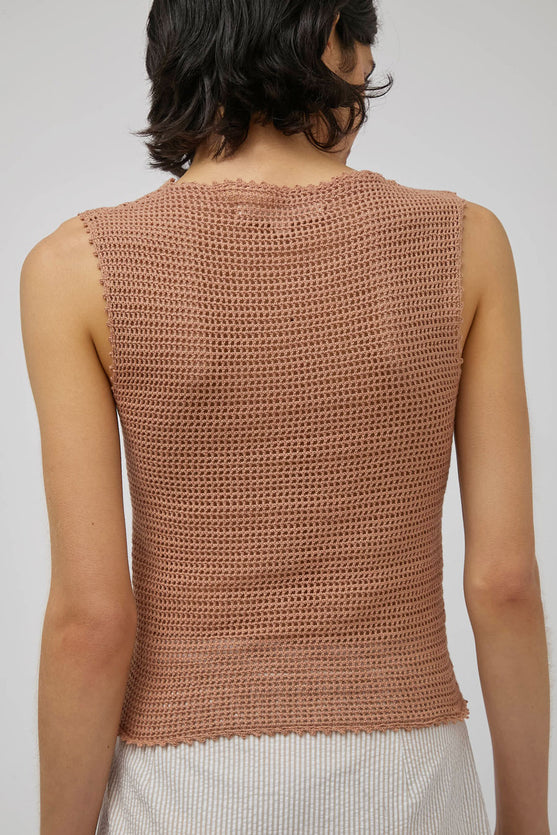 Zii Ropa Nia Vest in Terracotta