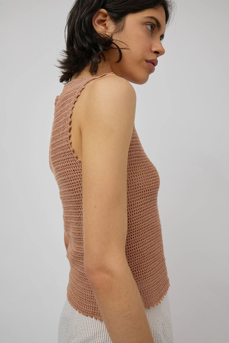 Zii Ropa Nia Vest in Terracotta