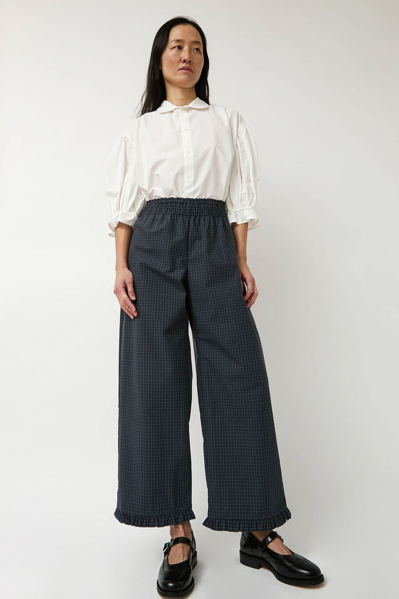 Zii Ropa Remi Pant in Navy Plaid