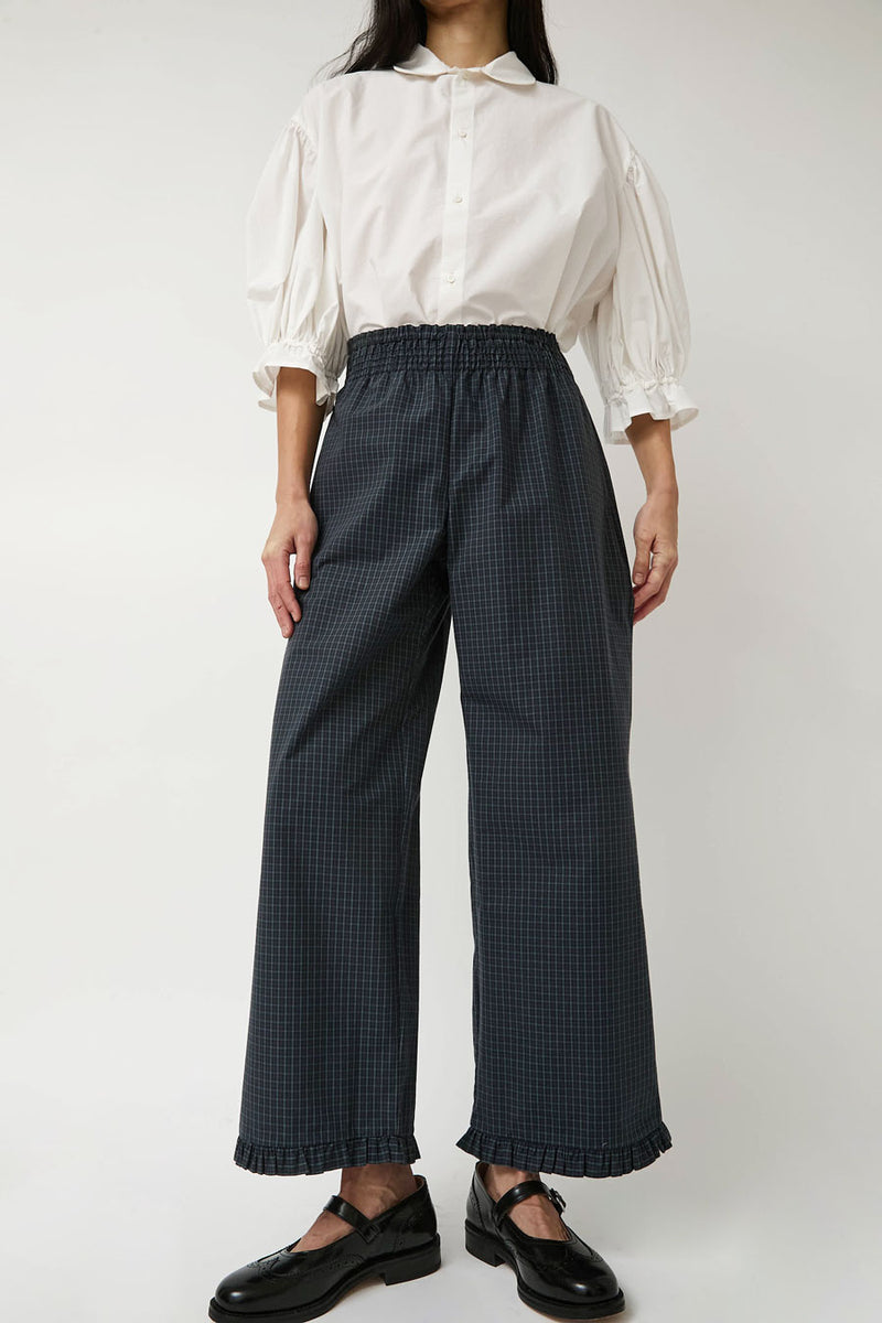 Zii Ropa Remi Pant in Navy Plaid