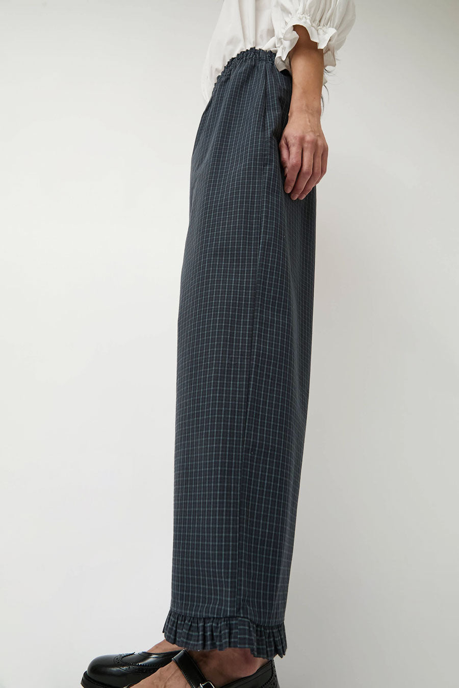 Zii Ropa Remi Pant in Navy Plaid
