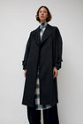 épingler Trigonal Fall Coat in Charcoal