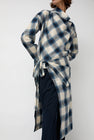 épingler Cowl Wrap Long Shirt in Blue