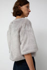 épingler Fur Crop Cape in Silver