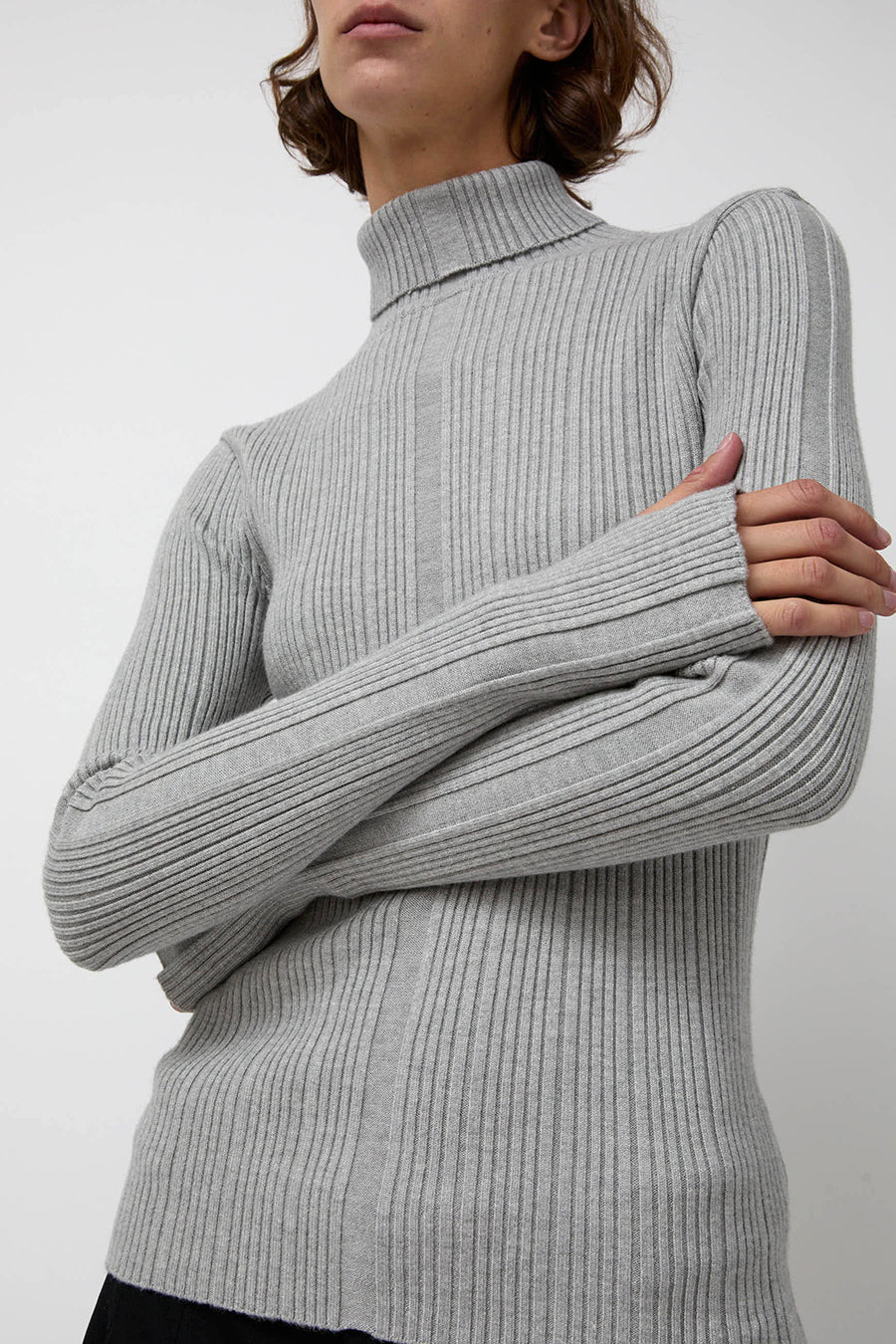 épingler Inner Pleats Pola Knit in Grey