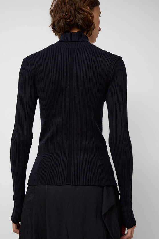 épingler Inner Pleats Pola Knit in Navy