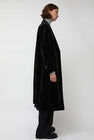 épingler Trigonal Fall Coat in Black Velvet