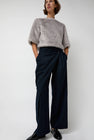 épingler Wool Wrapped Slacks in Navy