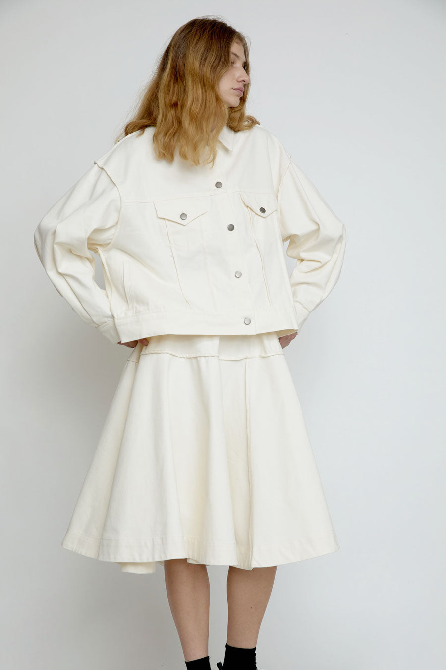 et Tigre Celia Skirt in White