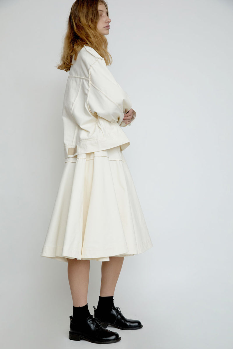 et Tigre Celia Skirt in White