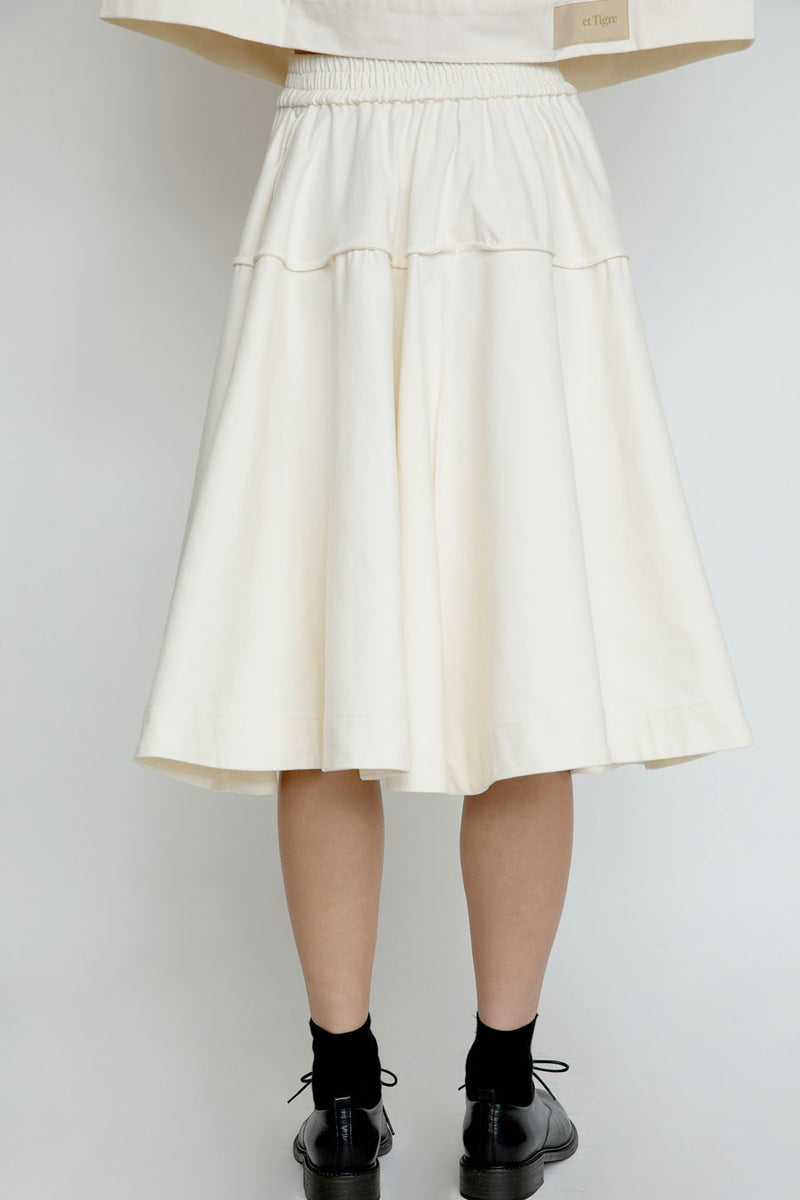 et Tigre Celia Skirt in White