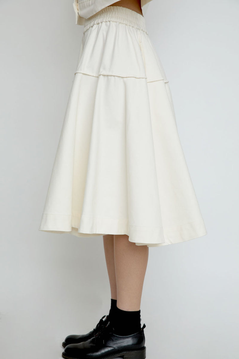 et Tigre Celia Skirt in White