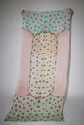 Exquisite J Painted Scarf in Multi Dots Pastel