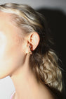 Hannayoo Works Teardrop Twist Single Ear Cuff in Taupe