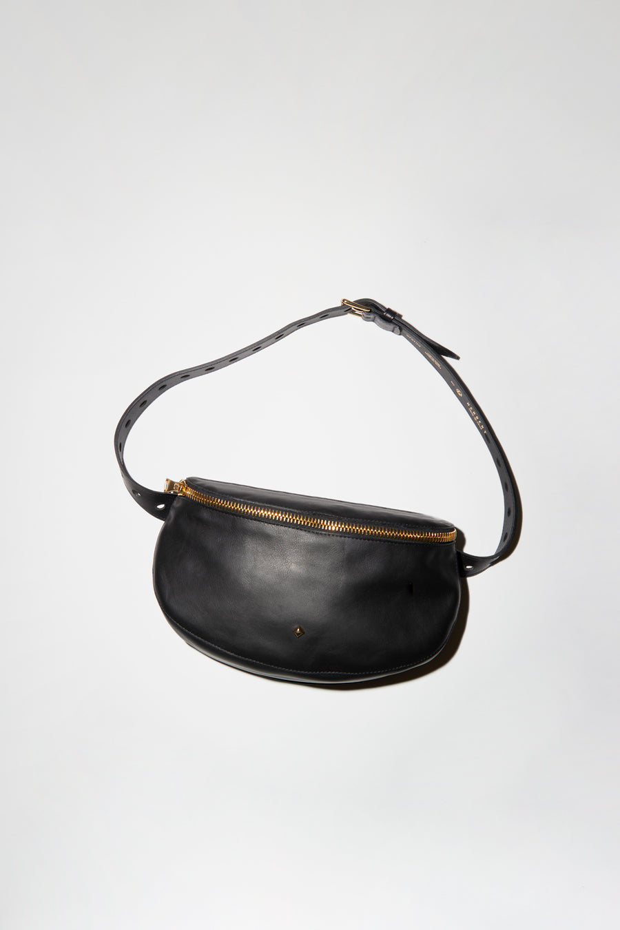 La lili bum bag in metallic leather, gold-coloured, Herbert Frere Soeur