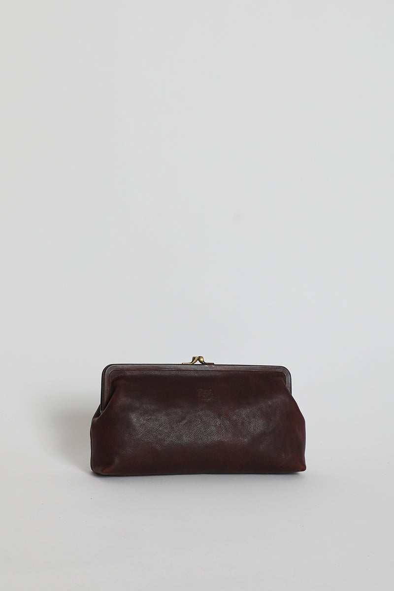 Il Bisonte Clutch in Café