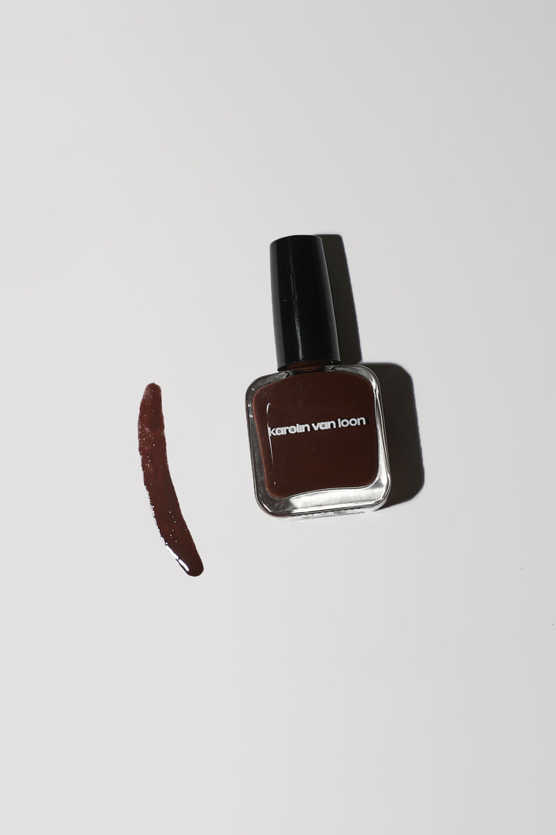 Karolin Van Loon Nail Polish in Magma Noir