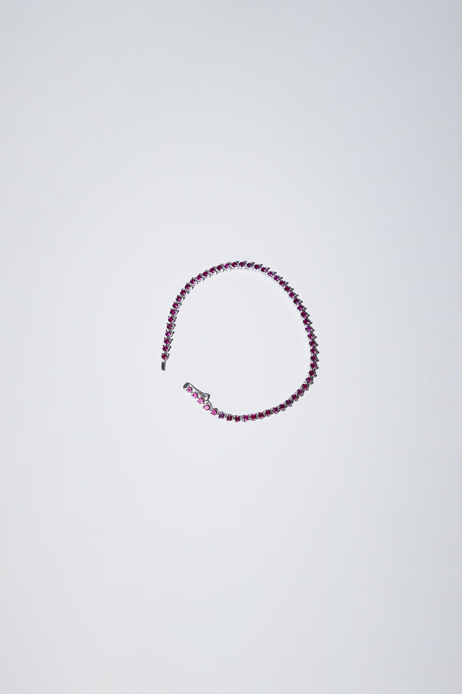 Numbering N-dia Tennis Bracelet in Purple