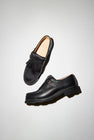 Paraboot Nyons Shoe in Lisse Noir Poils Noir